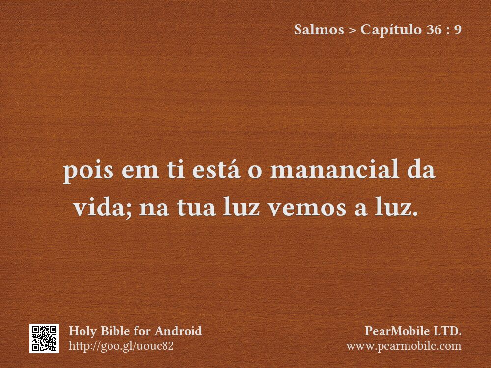 Salmos, Capítulo 36:9